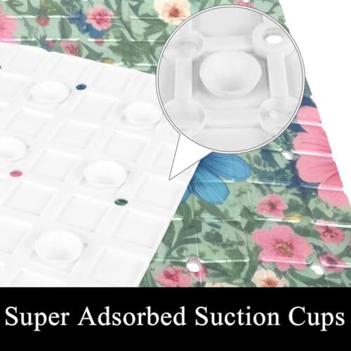 Non Slip Shower Mat Bathtub Mat 15.1x26.8 Inch, Quick Dry Bath Mat - Image 3