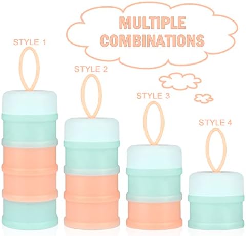 Accmor Baby Formula Dispenser On The Go, Stackable Formula Dispenser Formula - Image 2