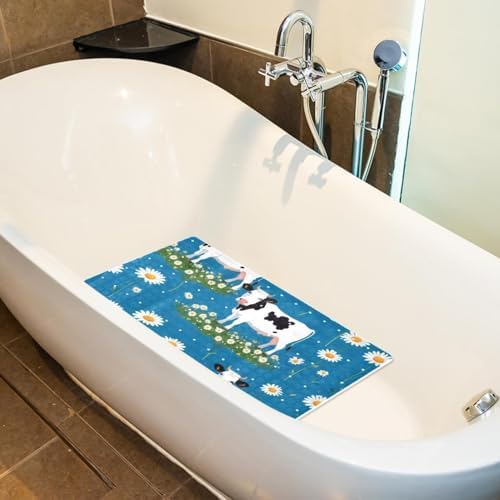 Non Slip Bathtub and Shower Mat 26.8x15.1 inch, Bath Mat - Image 5
