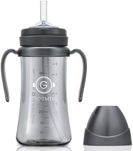 GROSMIMI Baby Straw Cup, Spill-Proof PPSU Sippy Cup by GROSMIMI