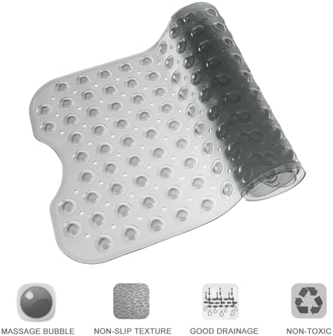Bathtub and Shower Mats, Extra Long Non-Slip Bath Tub Mat 39 x 16 Inch - Image 4
