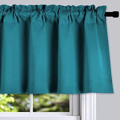 DONREN Teal Valances for Windows - Image 2