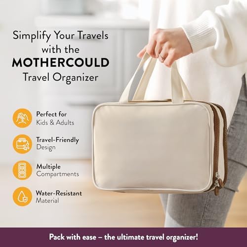 Mothercould Small Kids Travel Organizer, Hanging Bag - Image 2