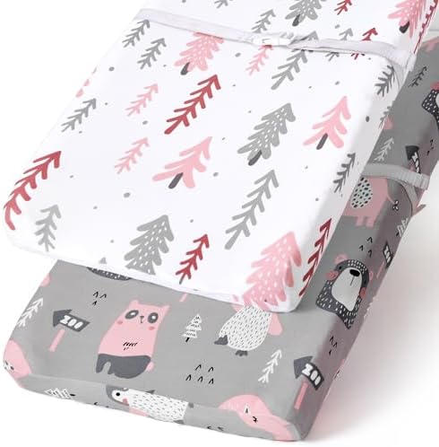Stretchy Changing Pad Covers BROLEX 2 Pack Jersey Knit Changing Table Covers by BROLEX