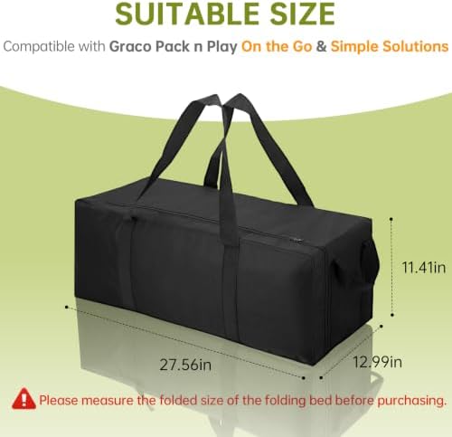 Carrying Bag Compatible with Graco Pack n Play On the Go & Simple Solutions - Image 2