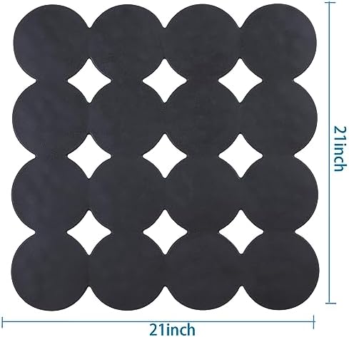 Webos Square Shower Mat Nonslip - Image 4