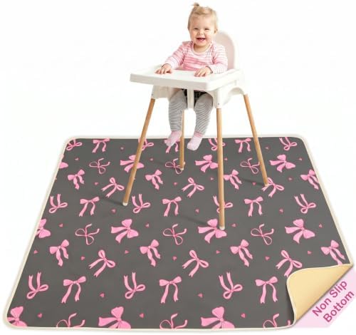 Basumee Splat Mat for Under High Chair, Waterproof & Mess-Proof Floor Mat by Basumee