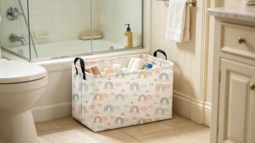 Sanjiaofeng Rectangular Rainbow Basket, Storage Bins - Image 4