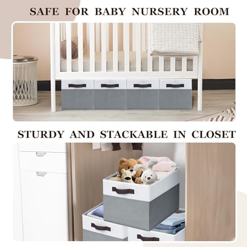 Criusia 12 Pack Large Storage Baskets - Image 4