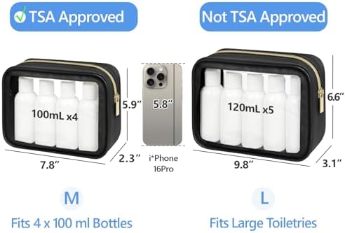 PACKISM Clear Makeup Bag Foldable - Image 3