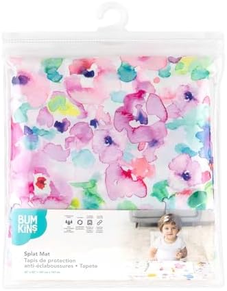 Bumkins Baby Splat Mat for Under High Chair, Babies Toddlers Eating Mess Mat - Image 6