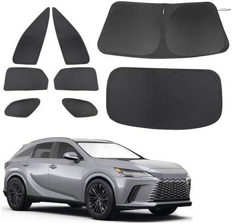 TINGLU Window Shades for Lexus RX 2023-2025 2026 Accessories Car Side Full by TINGLU