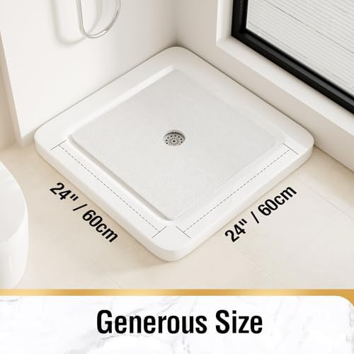 HITSLAM Square Shower Mat, 24 x 24 Inch Non Slip Bath Mat - Image 6
