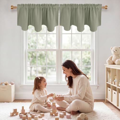 NICETOWN Valance Curtain Kitchen Farmhouse Window Decor by NICETOWN