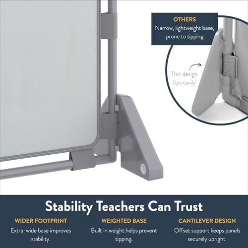 Children's Factory PlayPanel Room Divider 59.5" x 47.5", Glacier Gray - Image 5