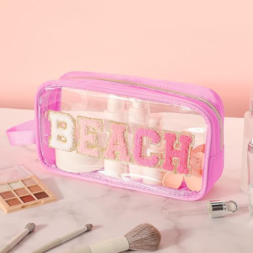 Kacctyen Beach Letter Clear Makeup Bag - Image 5