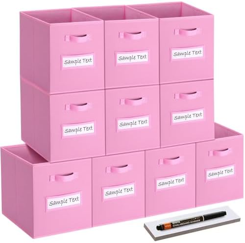 11x11 storage cube bins Foldable Fabric storage cubes by Artsdi