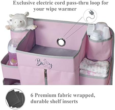 Premium Nursery Organizer for Baby Essentials | Hang on Crib, Changing Table - Image 2