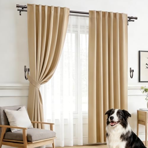 TONIAL Curtain Holdbacks, Calssic Cap Finials - Image 3