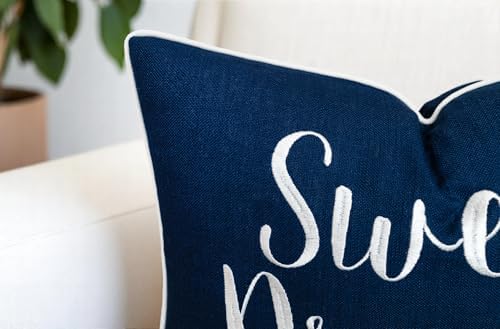 Rudransha Sweet Dreams Embroidered 12x18 Lumbar Pillow Cover - Image 2