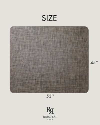 Baroyal Office Chair Mat for Hardwood Floor Under Desk Computer Rolling Chair - Image 6