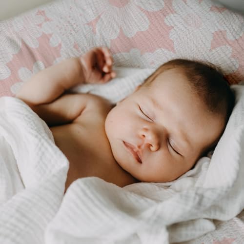 Gllquen Baby Muslin Bassinet Sheets 3pk, Soft Cotton Baby Sheet Girl 33x17 - Image 2