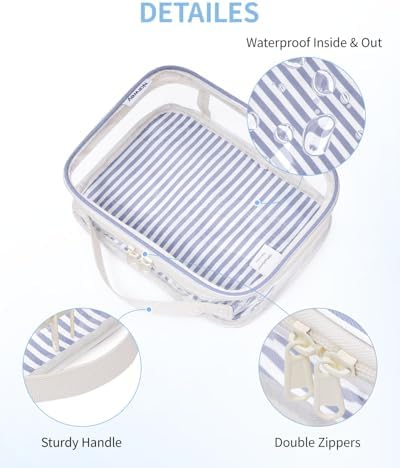 Narwey TSA Approved Clear Toiletry Bag - Image 5