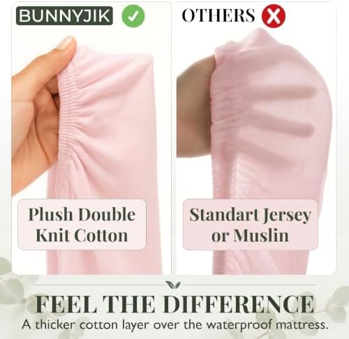 2-Pack Organic Cotton Bassinet Sheets - Image 4
