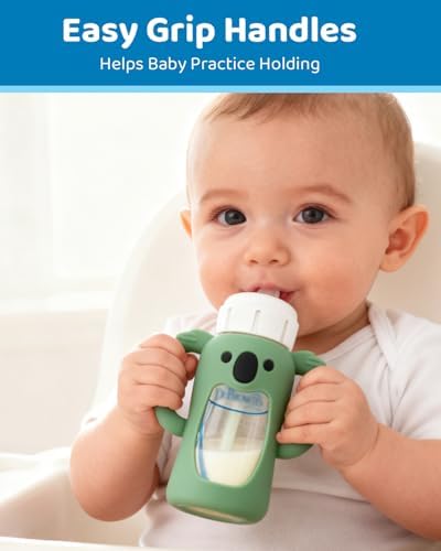 3 Pack Silicone Bottle Sleeves for Dr. Brown's Glass Baby Bottles, 4 oz - Image 5