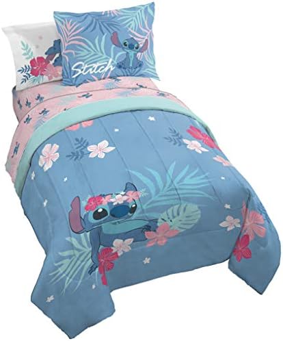 Disney Lilo and Stitch Full Comforter Set 7 Piece Kids Bedding by JayFranco