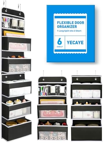 Yecaye 2-in-1 Over The Door Organizer by Yecaye