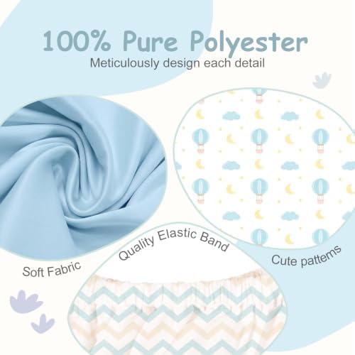 3 Pack Stretchy Bassinet Sheets 20" x 33" Compatible - Image 3