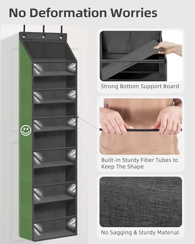 STORAGE MANIAC Over the Door Organizer 6-Shelf Closet Hanging Storage - Image 4
