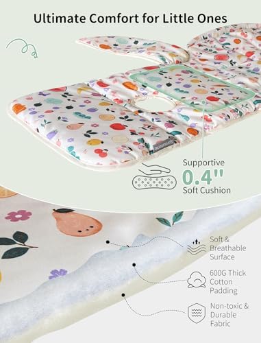 Baby High Chair Cover, Waterproof & Machine Washable White - Image 6