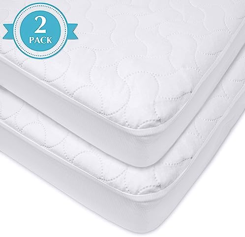 American Baby Company 2 Waterproof Pack and Play Mattress Protector 39x27" - Image 4