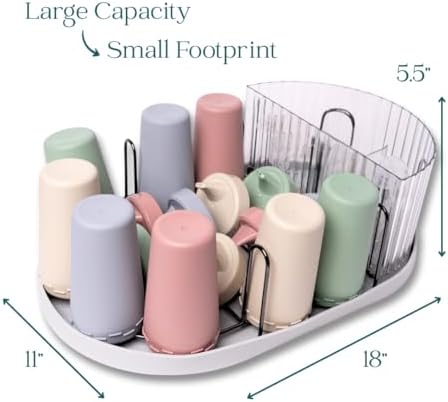 Winnie & Lu Baby Bottle Drying Rack, Stainless Steel Rack - Image 5