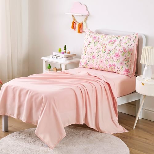 Wake In Cloud - Floral Toddler Bedding Set - Image 4