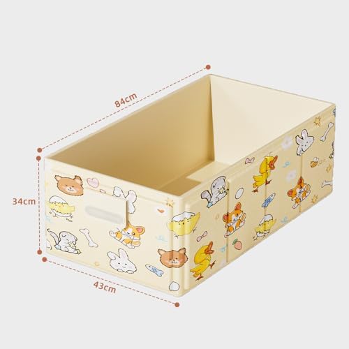 Foldable Baby Bathtub with Cute Animal Print, Portable Infant Bath Tub - Image 7