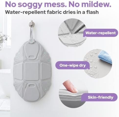 lalalark Foldable Baby Sink Bath, Infant Sink Bather - Image 4