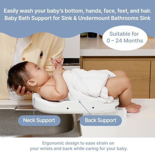 PPBB – Baby Bath Support for Sink & Undermount Bathroom Sink – Easy Hygiene - Image 2