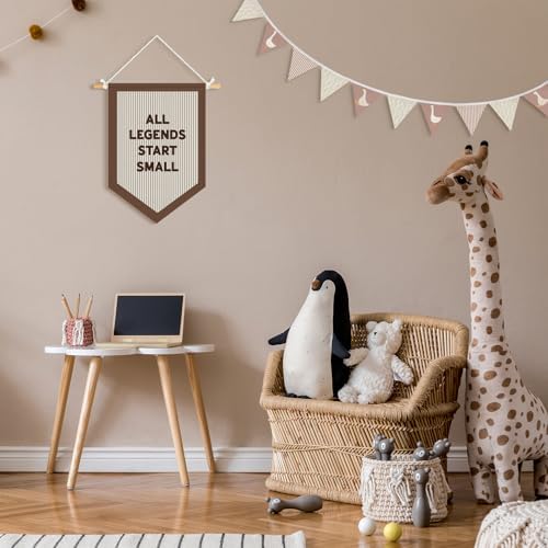 Sports Room Decor Pennants Banners, All Legends Start Small Sign - Image 3