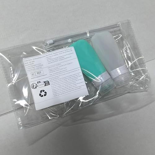 2 Pcs Silicone Travel Bottles, 2oz Leak Proof Refillable Squeeze Containers - Image 2