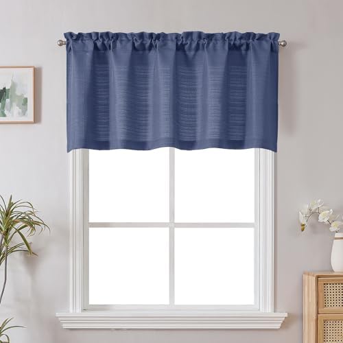 Chyhomenyc Blue Short Curtain Valance by Chyhomenyc