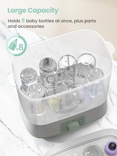 Grownsy 4-in-1 Large Capacity Baby Bottle Sterilizer and Dryer - Image 5