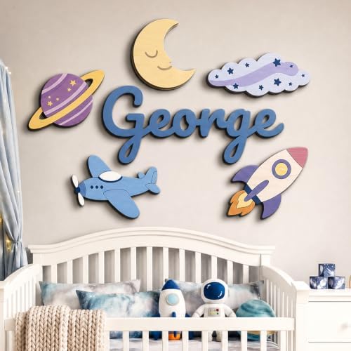 Personalized Wooden Name Sign for Nursery by Challengebutfun