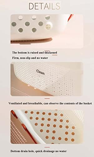 Shower Basket For Toys, Plastic Bathroom Storage Basket - Image 5