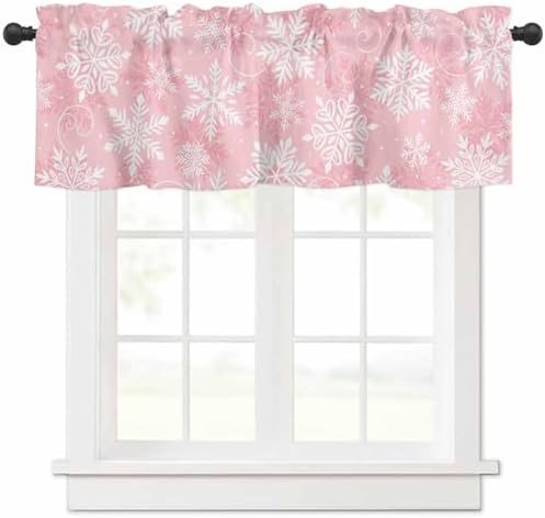 Vandarllin Christmas Valance Curtains by VandarllinHomeKitchenDecor