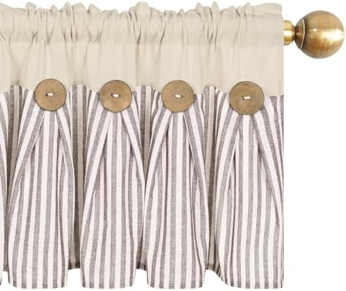 ASPMIZ Farmhouse Valances for Windows, Boho Kitchen Valances Curtains - Image 3