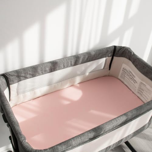 Bassinet Sheets 100% Cotton, 2 Pack Bassinet Sheets - Image 4