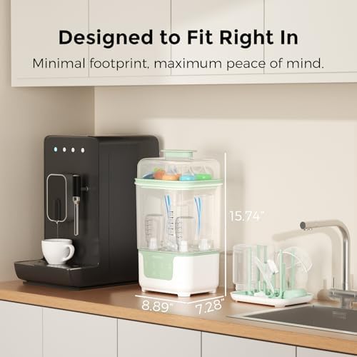Momcozy New Modular Nesting 4 in 1 Compact Bottle Sterilizer and Dryer - Image 3